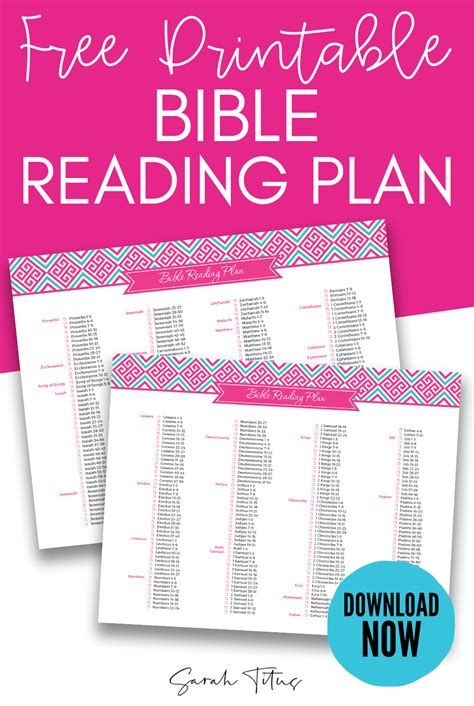2019 One Year Bible Reading Plan Printable In 2020 Read Bible Bible 