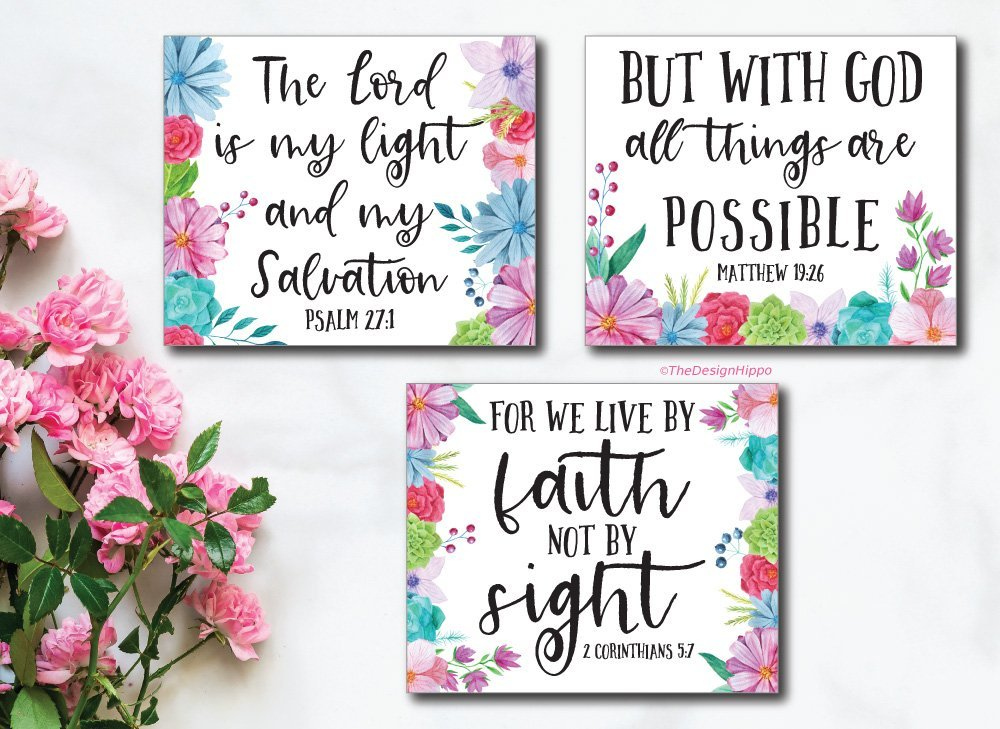 9 Beautiful Free Printable Scripture Cards For Bible Study