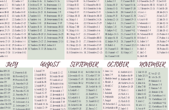 Adaptable Read The Bible In A Year Chronological Printable Wade Website
