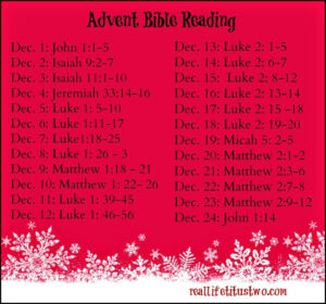 Advent Christmas Bible Read Bible Bible Reading Schedule