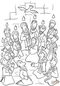 Attractive Pentecost Coloring Pages In 2020 Coloring Pages Abstract