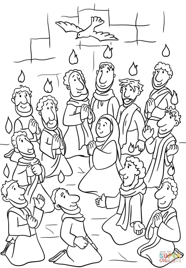 Attractive Pentecost Coloring Pages In 2020 Coloring Pages Abstract 