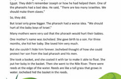 Baby Moses Bible Lesson For Under 5s Trueway Kids Free Printable