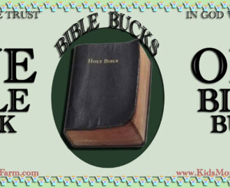 Bible Bucks For Sunday School Kids Ministry Church Play Money Templates