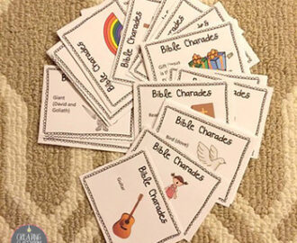 Bible Charades For Kids 36 Easy Prep Cards Fun Games For Church More