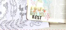 Bible Journaling When You Are Not Artistic Plus A Free Printable