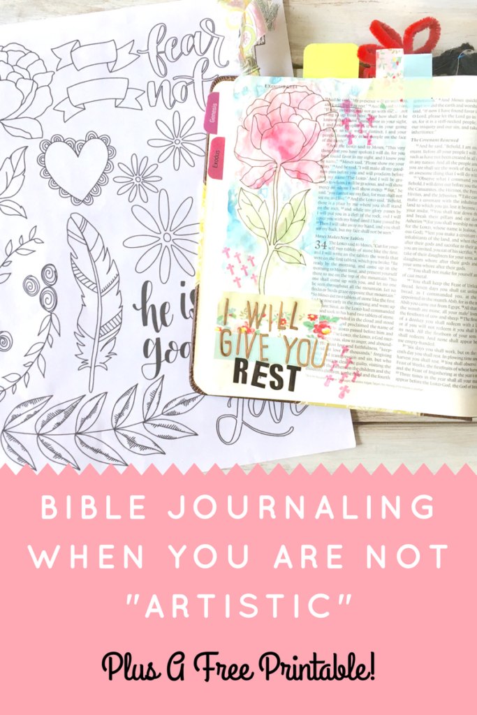 Bible Journaling When You Are Not Artistic Plus A Free Printable 