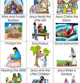 Bible Story Picture Cards By Honeybelles Teachers Pay Teachers