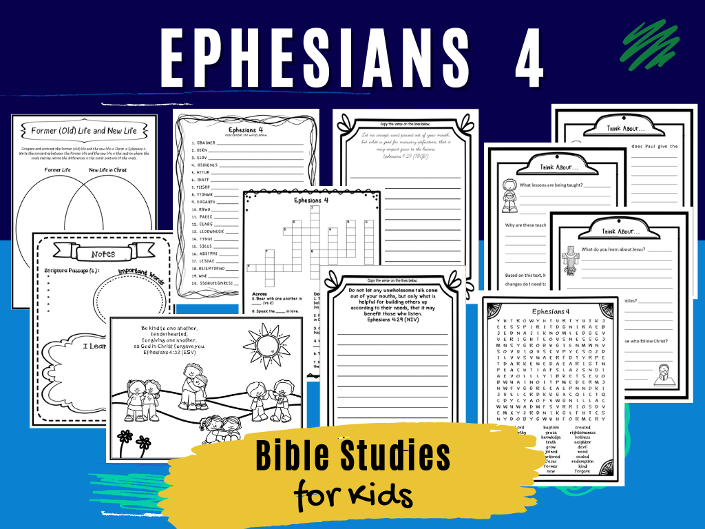 Bible Studies For Kids Ephesians 4 Deeper KidMin