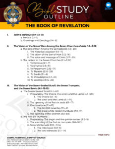 Bible Study Outline Revelation pdf DocDroid