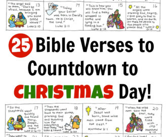 Bible Verse Advent Countdown For Kids FREE Printable Happy Home Fairy