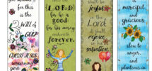 Bible Verse Bookmarks On Thankfulness DIY Full Color Print And Etsy