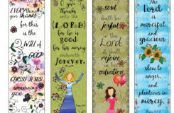 Bible Verse Bookmarks On Thankfulness DIY Full Color Print And Etsy