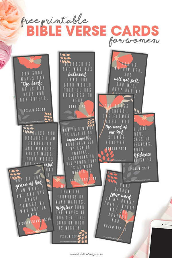 Bible Verse Cards For Women Free Printable Download