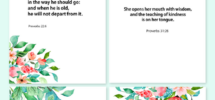 Bible Verses About Mothers Free Printable Wall Art