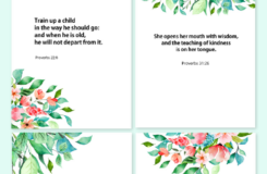 Bible Verses About Mothers Free Printable Wall Art