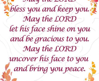 Blessing Prayer Numbers 6 24 26 Blessing May The Lord Bless Etsy In