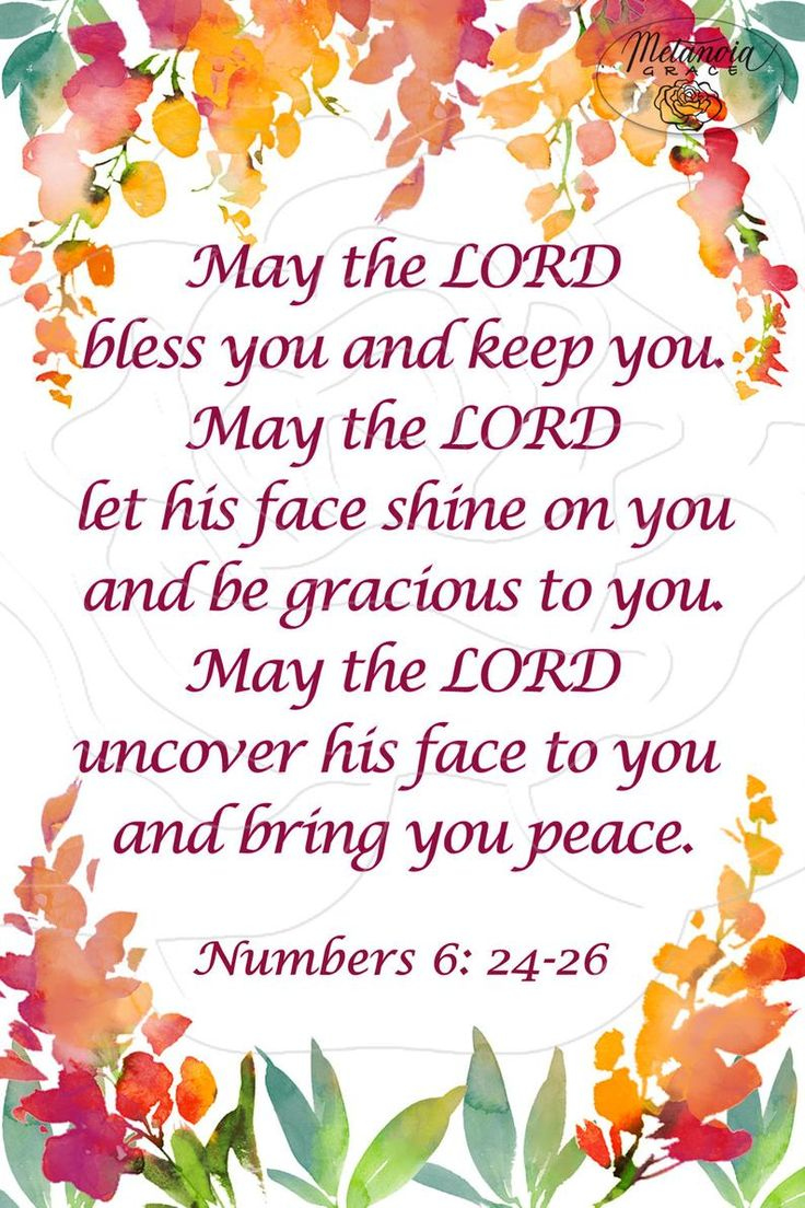 Blessing Prayer Numbers 6 24 26 Blessing May The Lord Bless Etsy In 