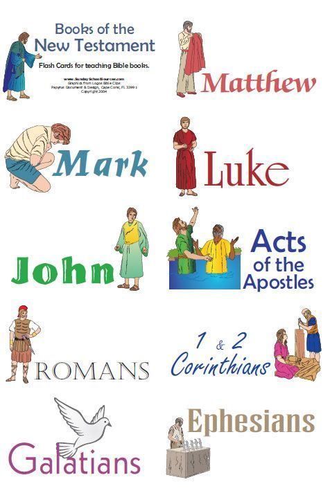 Books Of The Bible Flash Cards And Games Libros De La Biblia 