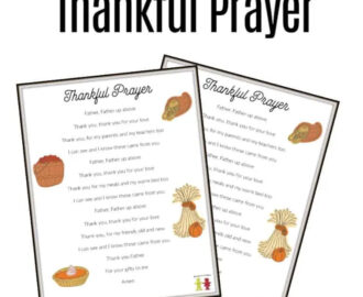 Children 39 s Prayers Of Thanks Simple Words Hand Movements
