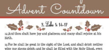 Christmas Scripture Advent Free Printable