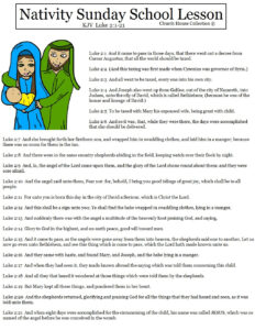 Church House Collection Blog Nativity Sunday School Lesson
