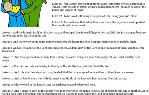 Church House Collection Blog Nativity Sunday School Lesson