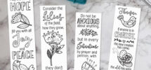 Coloring Bible Bookmarks Printable Instant Download Color Etsy In
