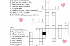 Crossword Puzzles For Kids Best Coloring Pages For Kids