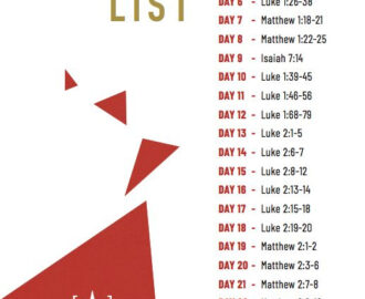 Daily Advent Reading List Advent Reading Plan Advent Readings