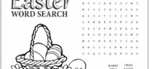 Easter Word Search Puzzles Best Coloring Pages For Kids