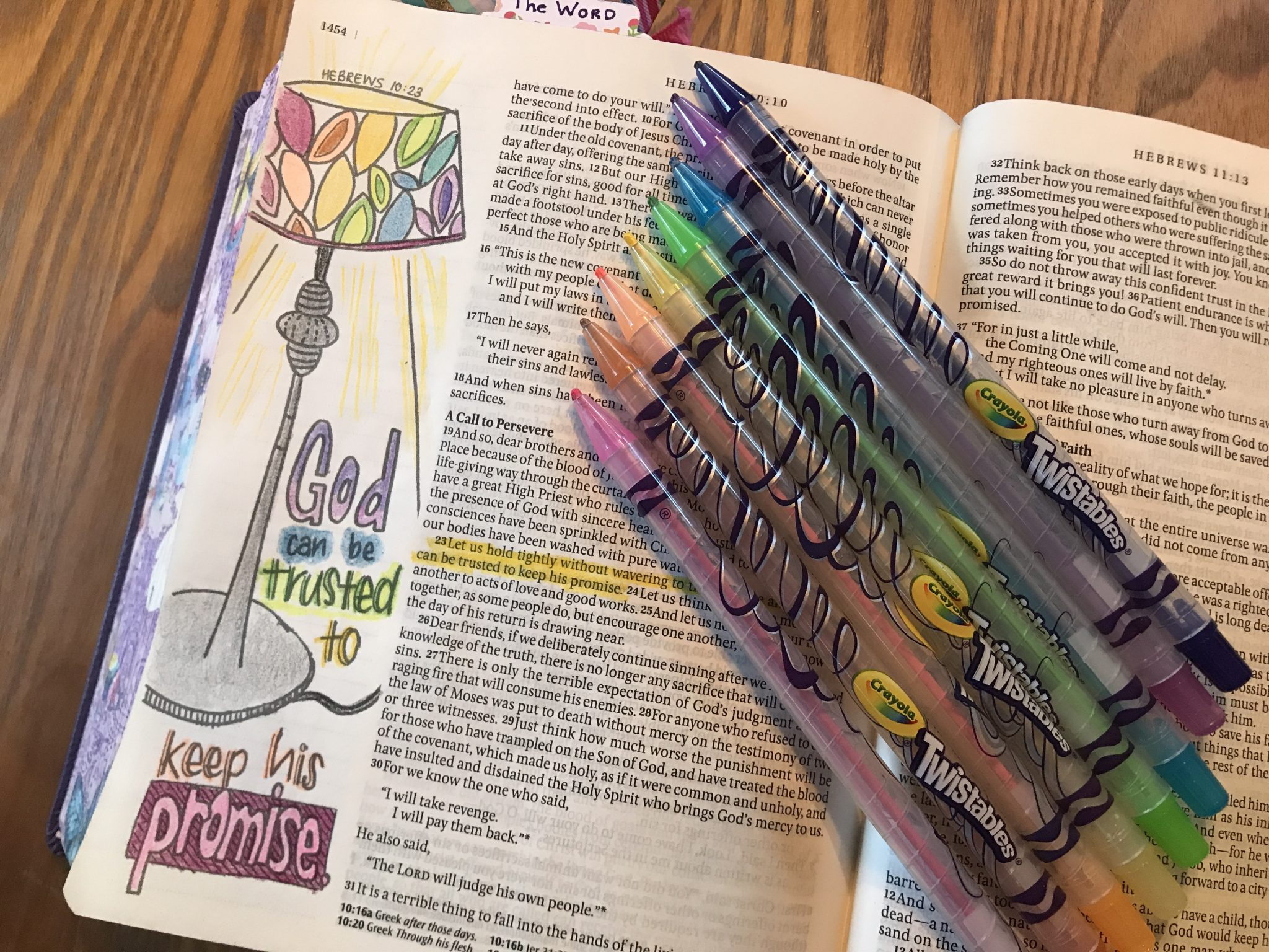Easy Bible Journaling Page Has Big Impact On My Heart JoDitt Designs