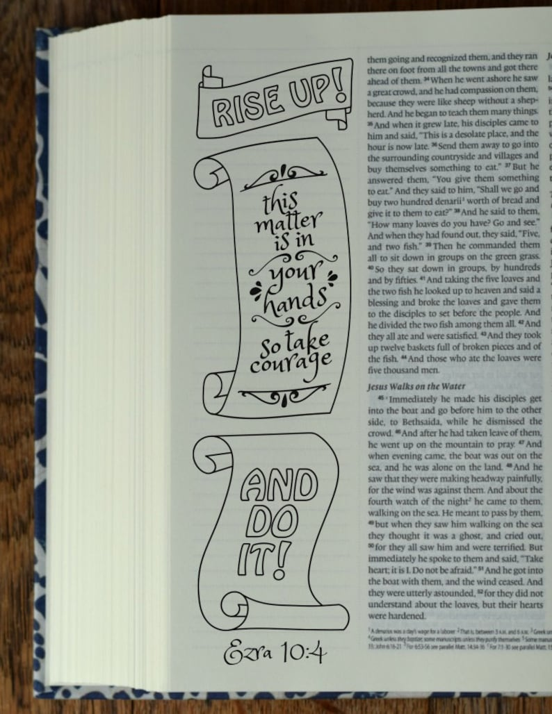 EZRA 4 Bible Journaling Printable Templates Illustrated Etsy