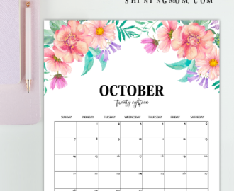 FREE 2019 Calendar Printable With Bible Verses To Inspire You