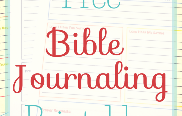 Free Bible Journaling Printables The Littlest Way