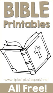 FREE Bible Printables For Kids Homeschool Giveaways