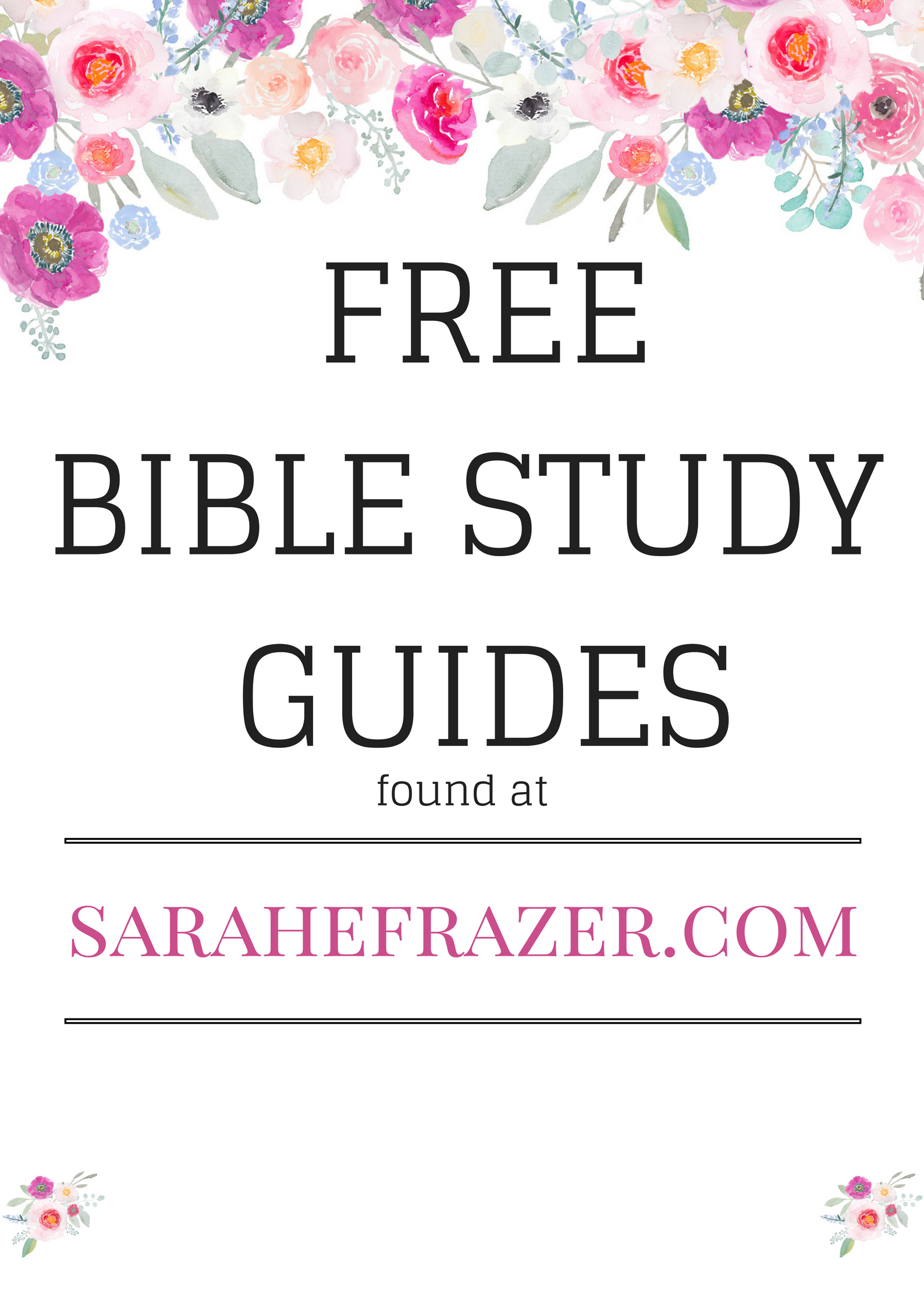 Free Bible Study Guides Sarah E Frazer Bible Study Guide Free 