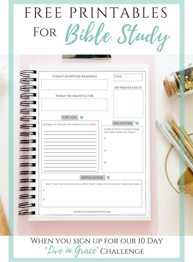 Free Bible Study Tools Including Bible Journal Study Printables And Our 