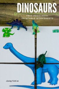 FREE Dinosaurs Preschool Printable Worksheets Free Homeschool Deals