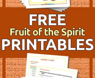 Free Fruit Of The Spirit Lesson Plans For Kids BibleBaton Bible