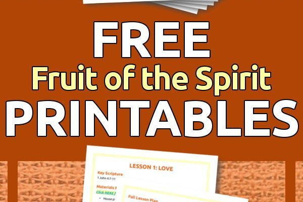 Free Fruit Of The Spirit Lesson Plans For Kids BibleBaton Bible