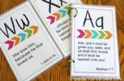 Free Printable ABC Bible Memory Verses For Preschoolers Free