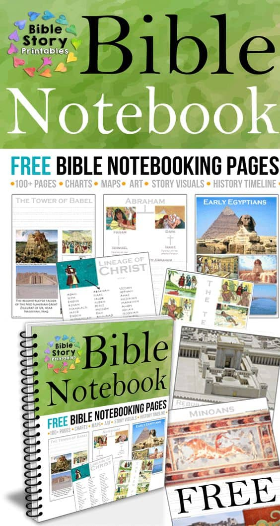 FREE Printable Bible Notebooking Pages Homeschool Giveaways
