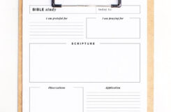 Free Printable Bible Study Planner SOAP Method Bible Study Worksheet