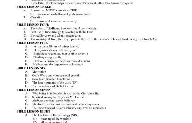 Free Printable Bible Study Worksheets For Adults 88 Images Db excel