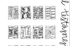Free Printable Bible Tabs 82 Images In Collection Page 1 Free