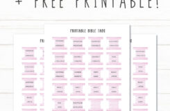 FREE Printable Bible Tabs With Instructions My Printable Faith