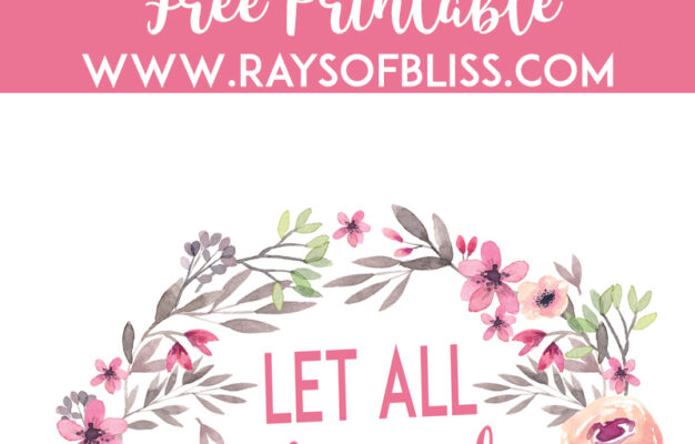 Free Printable Bible Verse Printable Let All That You Do Be Done In Love