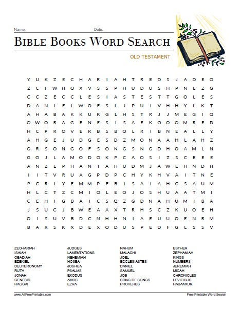 Free Printable Bible Word Searches For Adults Large Print Madamee Classy