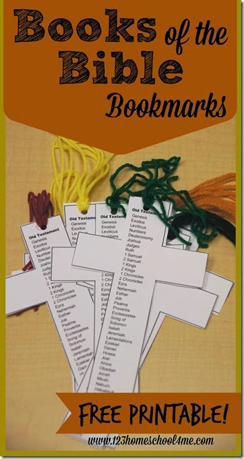 FREE Printable Books Of The Bible Bookmarks Free Homeschool Deals